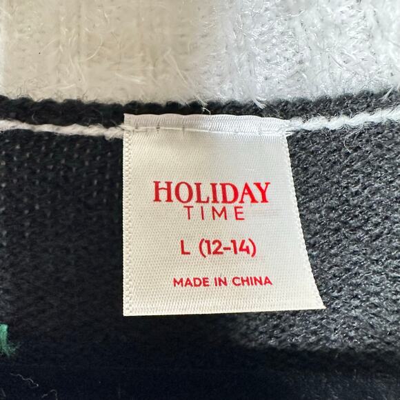 Ugly Christmas Sweater Llama LIGHTS UP Tacky Tinsel Xmas Party Winner Size Large - Picture 2 of 5